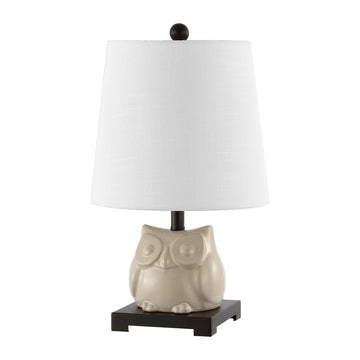 Justina 16" Ceramic Mini LED Table Lamp - JONATHAN Y